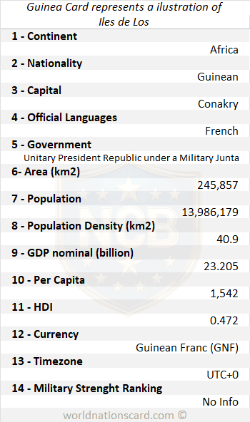 Guinea Infocard