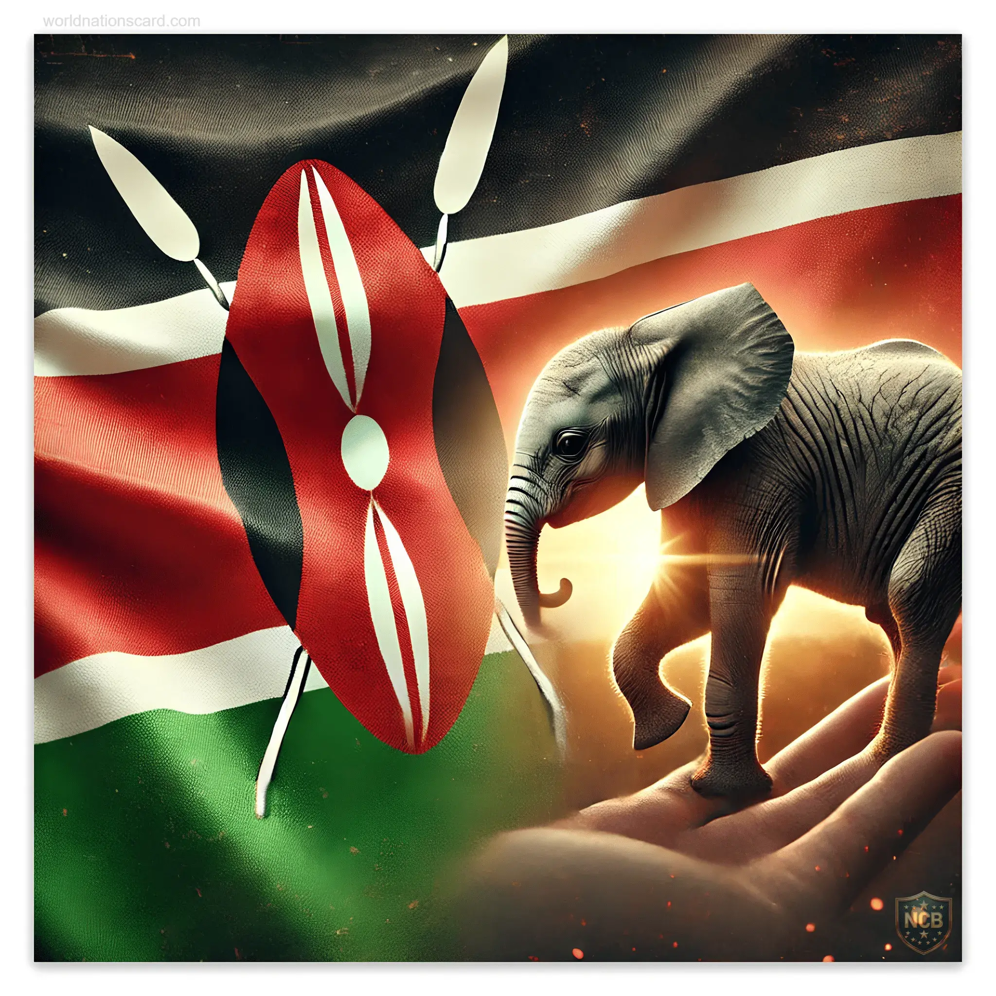 Kenya Card Sheldrick Wildlife Trust